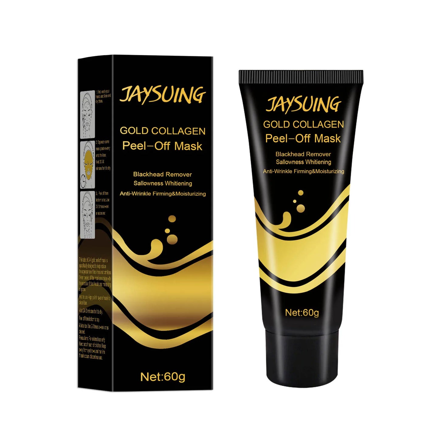 60g Gold Tearing Facial Mask Cream Remove Blackheads Acne