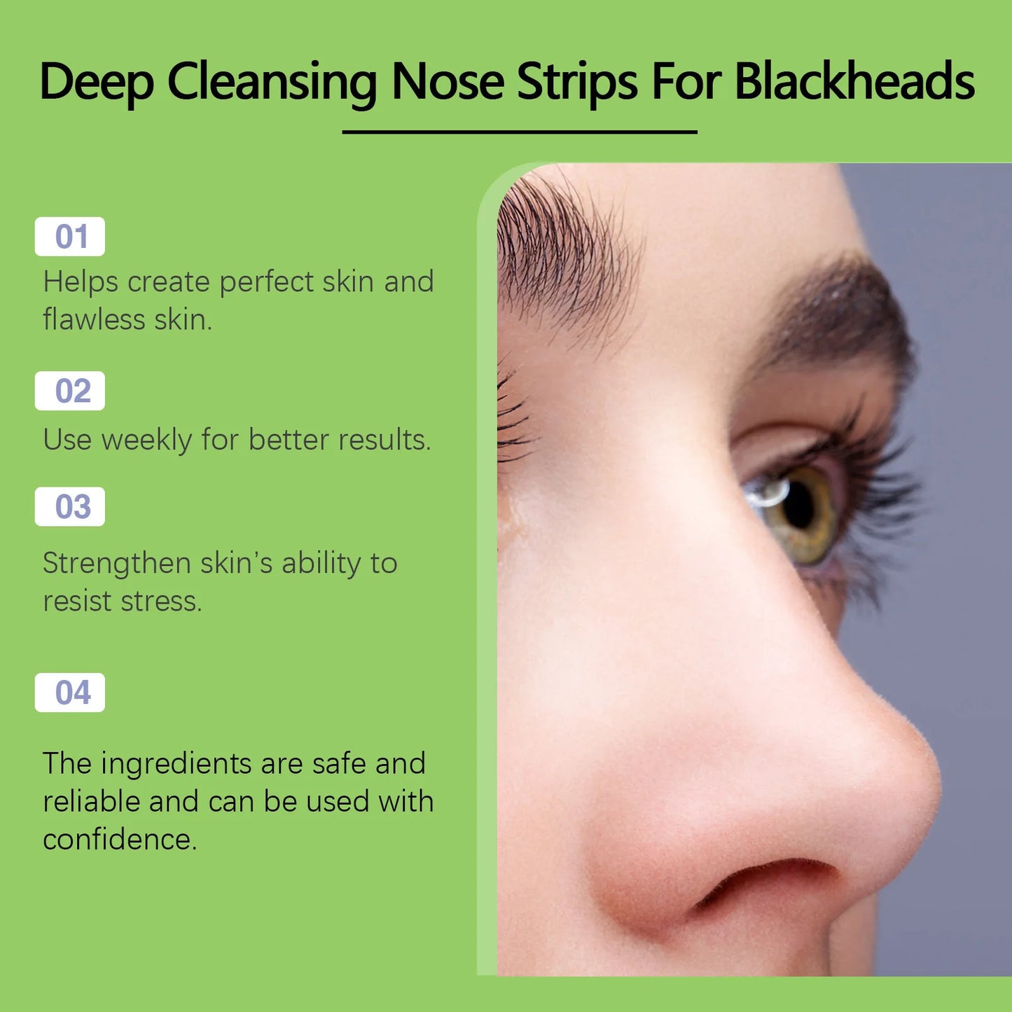 Blackhead Removal Mask Deep Cleansing Pores Shrinking Face Black Head Nose Dot Spot Peel Off Improve Rough Skin Blackhead Patch